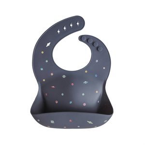 Mushie Silicone Bib - Planets